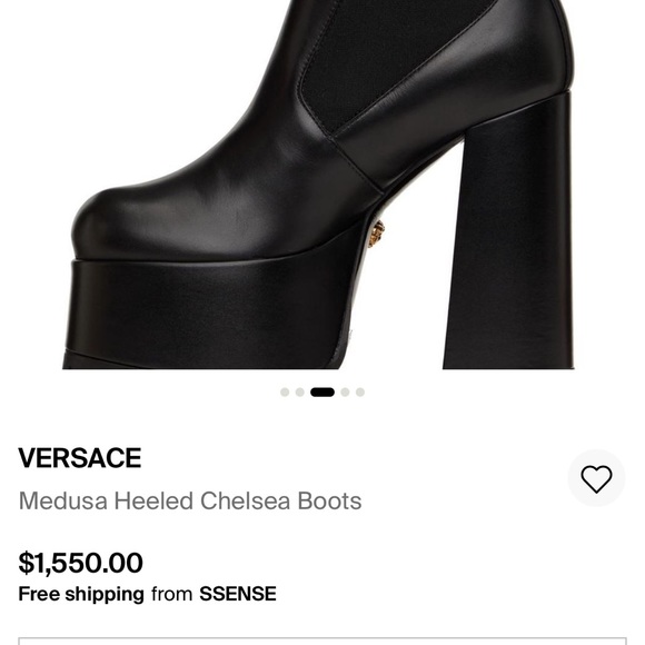 VERSACE🤩❤️‍🔥
Medusa Heeled Chelsea Boots - Picture 7 of 10